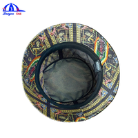 Topi Bucket Cetak Digital Kustom dengan Pola Bunga Rantai Pelangi Unisex Safari Fisherman Cap Sublimasi Kepadatan Tinggi Kasual