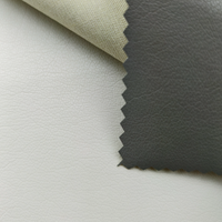 Tissu en cuir PU fin et doux 210GSM 0,4 mm d'épaisseur, résistant à l'abrasion et anti-moisissure pour manteaux et vestes