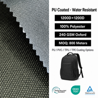 Tissu Oxford 1200D*1200D 44T 100% Polyester Coupe-Vent et Résistant aux Déchirures pour Utilisation Extérieure, Bagages, Tentes, Auvents, Sacs à Dos, PU, PVC, TPU