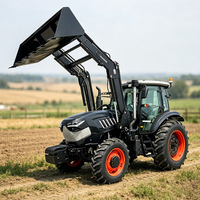 Mini-landbouwtractor, 4x4, automatische versnellingsbak, pomp- en tandwielonderdelen, gloednieuw, 1 jaar garantie.