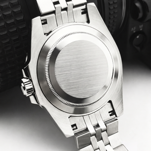 Reloj Mecánico Automático GMT de Moda para Hombre, Acero Inoxidable, Cristal de Zafiro, Resistente al Agua 10 Bar, Esfera Redonda de 40 mm - Product Image 6