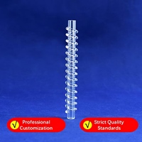 Tube de quartz pur à 99,99 %, résistant à la chaleur, transparent, surface polie, personnalisable, pliage, soudage, découpe, semi-conducteur, UV