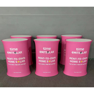 カスタム ポータブル ポップアップカウンター 折りたたみ テーブル 展示会用 アルミニウム製 ディスプレイスタンド バーカウンター トレードショー ブース用 - Product Image 2