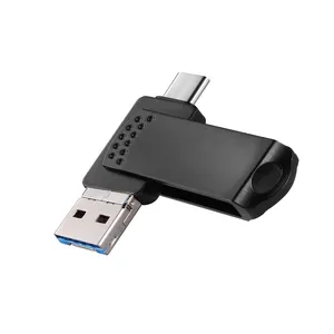 Aplicação transfronteiriça da unidade flash USB do telefone móvel TYPE-C computador três-em-um criptografia unidade flash de alta velocidade