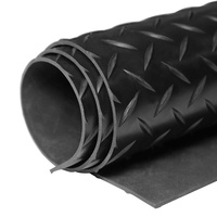 Diamant-Industrie-Antirutsch-Garagenbodenmatte 3mm Dick NBR & EPDM Gummiplattenrolle für Heimwerkstatt