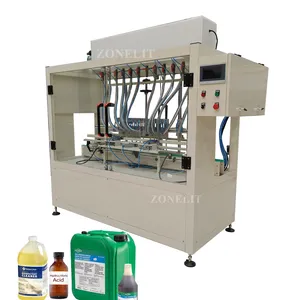 Mesin pengisi bahan kimia antikarat otomatis mesin pengisi cairan korosif asam