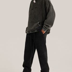 Fabricants de vêtements personnalisés, sweat-shirt vintage en coton 100% pour hommes, design personnalisé, sweat-shirt délavé au soleil - Product Image 3