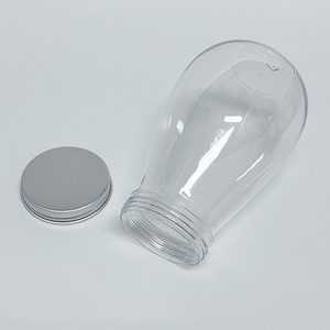 Bouteille en plastique PET en forme d'ampoule pour boissons gazeuses de qualité alimentaire, avec bouchon à vis, prix abordable - Product Image 4