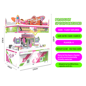 Máquina expendedora de juegos de metal y plástico TongLi Planet Exploorer Venue Traffic Harvester 110/220V operada con monedas, Arcade, Inglés 1 - Product Image 3