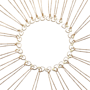 แฟชั่นใหม่ทอง18K ง่าย26ตัวอักษรฟองสร้อยคอสร้อยคอพร้อมจี้สร้อยคอชุบทอง18K - Product Image 1