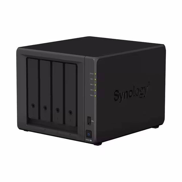 DS925+ New Original Synology 4 Bay Tower NAS AMD Ryzen V1500B Dual M.2 NVMe Cache Dual 2.5G RJ45 Diskless Storage