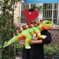 Marionnette de dinosaure animatronique interactive pour l'éducation scolaire, jouet pour bébé, idéale pour les spectacles en parcs à thème et les activités familiales