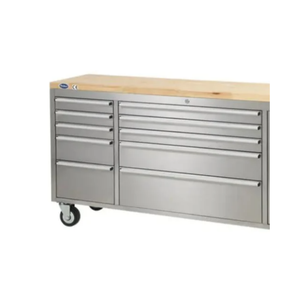 <span class=keywords><strong>Chariot</strong></span> à outils <span class=keywords><strong>de</strong></span> soudage <span class=keywords><strong>de</strong></span> grande taille |   Armoire en acier inoxydable <span class=keywords><strong>de</strong></span> 72 pouces à 10 tiroirs, plan <span class=keywords><strong>de</strong></span> travail en bois |   Certifié CE, garantie <span class=keywords><strong>de</strong></span> 3 ans pour <span class=keywords><strong>garage</strong></span> - Product Image 5