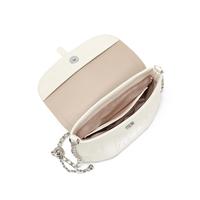 Tas Selempang Wanita Resmi Cow&Kitty 2026 Terbaru, Mewah, Kasual, Model Cloud Clutch 8316 Putih PU dengan Penutup XL