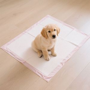 Almohadillas de Entrenamiento Desechables para Perros, Color Rosa, de Alta Absorción y Prevención de Fugas - Product Image 1