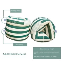 Style rétro Double Airbag bras cercle PVC adulte enfants pour manchon d'eau flottabilité équipement de natation transfrontalier amour natation