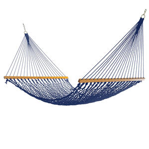 Robuste Double Hamacs Suspendus Poly-coton Corde <span class=keywords><strong>Hamac</strong></span> pour la Plage Extérieure de Camping - Product Image 1
