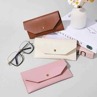 Portefeuille en cuir PU tendance pour femmes, porte-billets et chèques, enveloppes réutilisables, porte-monnaie budgétaire à fermeture à pression