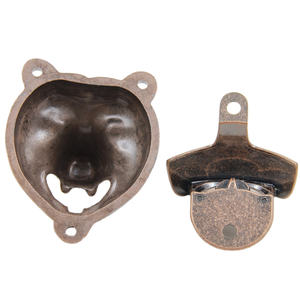 הסיטונאי מתכת סגסוגת אבץ פליז וינטג להגדיר קיר מותאם אישית רכוב בקבוק בירה - Product Image 2