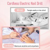Configuration élevée Mettez à niveau votre stylo polisseur à ongles rechargeable portable de routine de soin des ongles pour un usage domestique