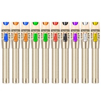 Stylo à lumière rouge à fibre optique, longueur 30 mm, stylo d'éclairage doré, source de lumière rouge, outil de connexion à froid 1-100 mW FTTH SC