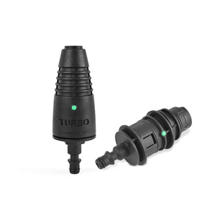 Pistolet à eau haute pression Mingou Turbo Nozzle 8 Mpa, tête de pulvérisation en plastique noir pour lavage auto, compatible Lavor - Product Image 1