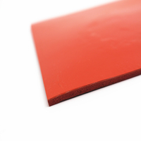 Feuille de caoutchouc silicone rouge antidérapante haute température 3mm 5mm 8mm 10mm, coussin en mousse éponge pour presse à chaud