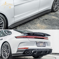 PINDUN Kit de carrosserie en fibre de carbone pour Porsche pour Panamera 976 Mise à niveau des pare-chocs de voiture en fibre de carbone sèche