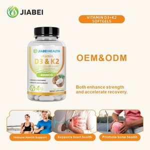 วิตามินดี3 เค2 ซอฟต์เจล ยี่ห้อ GABE Health ผสมน้ำมันมะพร้าว บำรุงภูมิคุ้มกัน กระดูก และหัวใจ รับผลิตแบบ OEM ODM ขายส่ง ไม่ใช่พืช GMO - Product Image 2