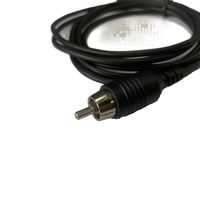 Câble audio-vidéo coaxial en PVC vert tressé de 8 m, 5 mm, nickelé, mâle-femelle, 6,35-RCA XLR pour projecteur, microphone, haut-parleur de voiture
