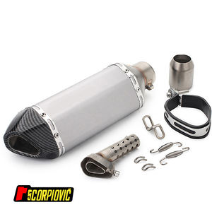 Silenciador <span class=keywords><strong>de</strong></span> <span class=keywords><strong>escape</strong></span> <span class=keywords><strong>de</strong></span> motocicleta <span class=keywords><strong>de</strong></span> acero inoxidable, sistema completo <span class=keywords><strong>de</strong></span> 300MM <span class=keywords><strong>para</strong></span> Scooter, Motocross, colocación exterior, <span class=keywords><strong>tubo</strong></span> <span class=keywords><strong>de</strong></span> <span class=keywords><strong>escape</strong></span> <span class=keywords><strong>de</strong></span> motocicleta <span class=keywords><strong>de</strong></span> 51mm - Product Image 4