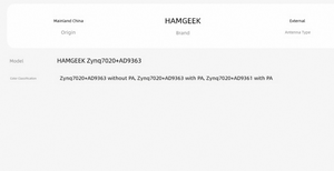 HAMGEEK Radio Definida por Software (SDR) Zynq7020+AD9363 de 70MHz-6GHz, Pluto SDR - Product Image 6