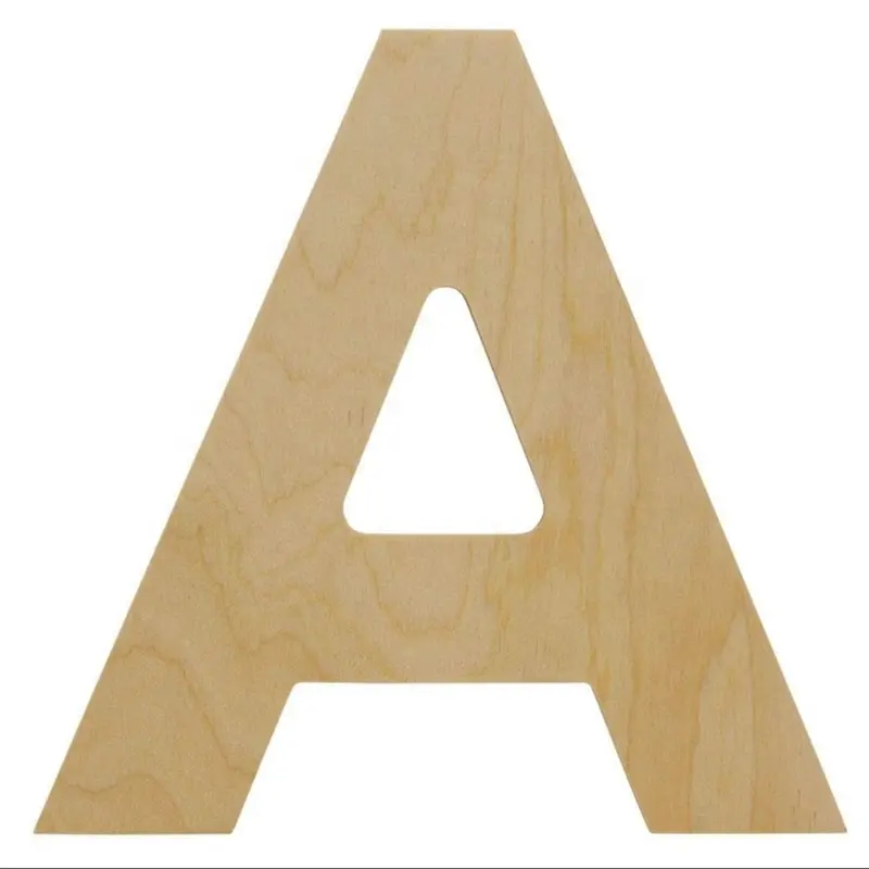 Custom Decorative Solid wood Wooden alphabet letters Unfinished Craft for Wedding Parties and Home Decor letters wood