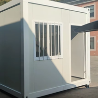 Maison conteneur mobile préfabriquée à porte centrale 20 pieds, 1, 2, 3 ou 4 chambres, appartement moderne
