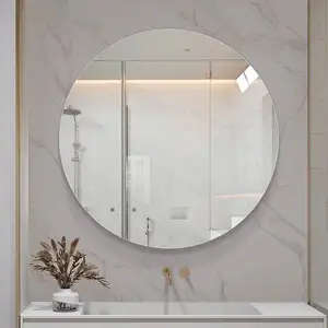 Large Round Bath Design Wall Mirror decorative 40 cm 60 cm 80 cm Round Bathroom Mirror