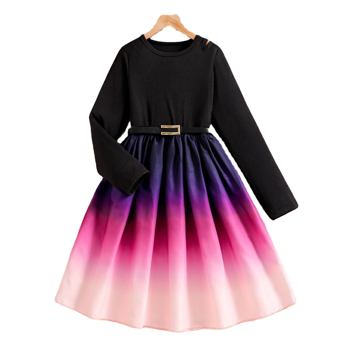 8-12Years Autumn Teen Girls Dresses Ins New Casual Princess Dress for  Children Fashion Girl Dress