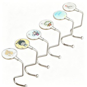 Desk Side Backpack Hooks Metal Single Hook 1-3kg Load Capacity For Classroom Dormitory Use - Product Image 5