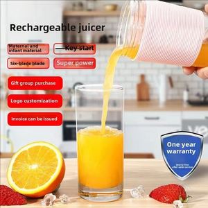 Mixeur portable pour jus de lait et de fruits, alimenté par batterie rechargeable USB 1500 mAh, mixeur automatique pour jus d'orange, presse-agrumes commercial pour la cuisine - Product Image 2
