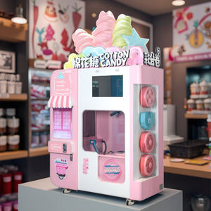 Máquina <span class=keywords><strong>de</strong></span> hilo <span class=keywords><strong>de</strong></span> hadas <span class=keywords><strong>para</strong></span> hacer algodón <span class=keywords><strong>de</strong></span> azúcar comercial completamente automática AMA con empujador <span class=keywords><strong>de</strong></span> monedas <span class=keywords><strong>para</strong></span> floristerías y negocios a la venta - Product Image 3