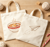 Sac en toile épaisse personnalisé pour Noël, en vrac, écologique, imprimé sur mesure, marque OEM