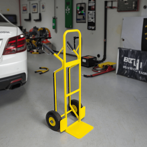 Troli Dorong Tangan Kapasitas Berat dengan Roda Karet untuk Transportasi Grosir - Product Image 1