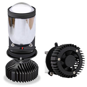 H4ไฟหน้า LED โปรเจคเตอร์120W Y6 8000 Lumens 6000K-6500K อุปกรณ์สากลโคมไฟรถจักรยานยนต์รถยนต์ลำแสงสูง/ต่ำ - Product Image 1