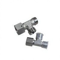Raccord hydraulique droit sur mesure multi-spécifications en acier au carbone et acier inoxydable, adaptateur scellé