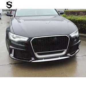 Parachoques delantero de plástico con kit de carrocerí<span class=keywords><strong>a</strong></span> de labio trasero de rejilla ABS para <span class=keywords><strong>Audi</strong></span> A6 2012-2015 <span class=keywords><strong>A</strong></span> RS6 Kit de carrocerí<span class=keywords><strong>a</strong></span> automática para actualización - Product Image 3