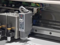 Máquina de Corte de Etiquetas en Rollo Digital Multifuncional de Formato Ancho A3, Controlada por PLC Delta, Cuatro Cabezales de Corte, Alta Velocidad