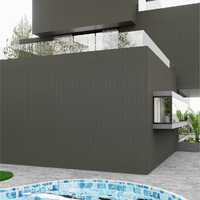 Panneau mural extérieur ASA en PVC co-extrudé, revêtement mural extérieur anti-décoloration, imperméable, panneau de façade décoratif