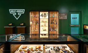 Vitrina <span class=keywords><strong>de</strong></span> Alta Gama <span class=keywords><strong>para</strong></span> Tienda <span class=keywords><strong>de</strong></span> Tabaco, Vidrio Templado, Acero Inoxidable, Exhibidor <span class=keywords><strong>para</strong></span> Tienda Minorista, Estante <span class=keywords><strong>para</strong></span> Cigarrillos, 3 Años - Product Image 5