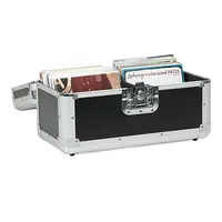 Boîtier de CD en aluminium de taille personnalisée Boîte de rangement pour disques vinyles pour disques/CD/disques