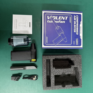 Многофункциональный аккумуляторный мини-вентилятор-фен 2-в-1, 130000 об/мин, мощный перезаряжаемый электрический воздуходув для автомобиля и барбекю - Product Image 6