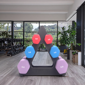 Гантели из ПВХ для домашних тренировок – прочные, с возможностью нанесения логотипа, варианты веса от 1 до 5 кг - Product Image 3